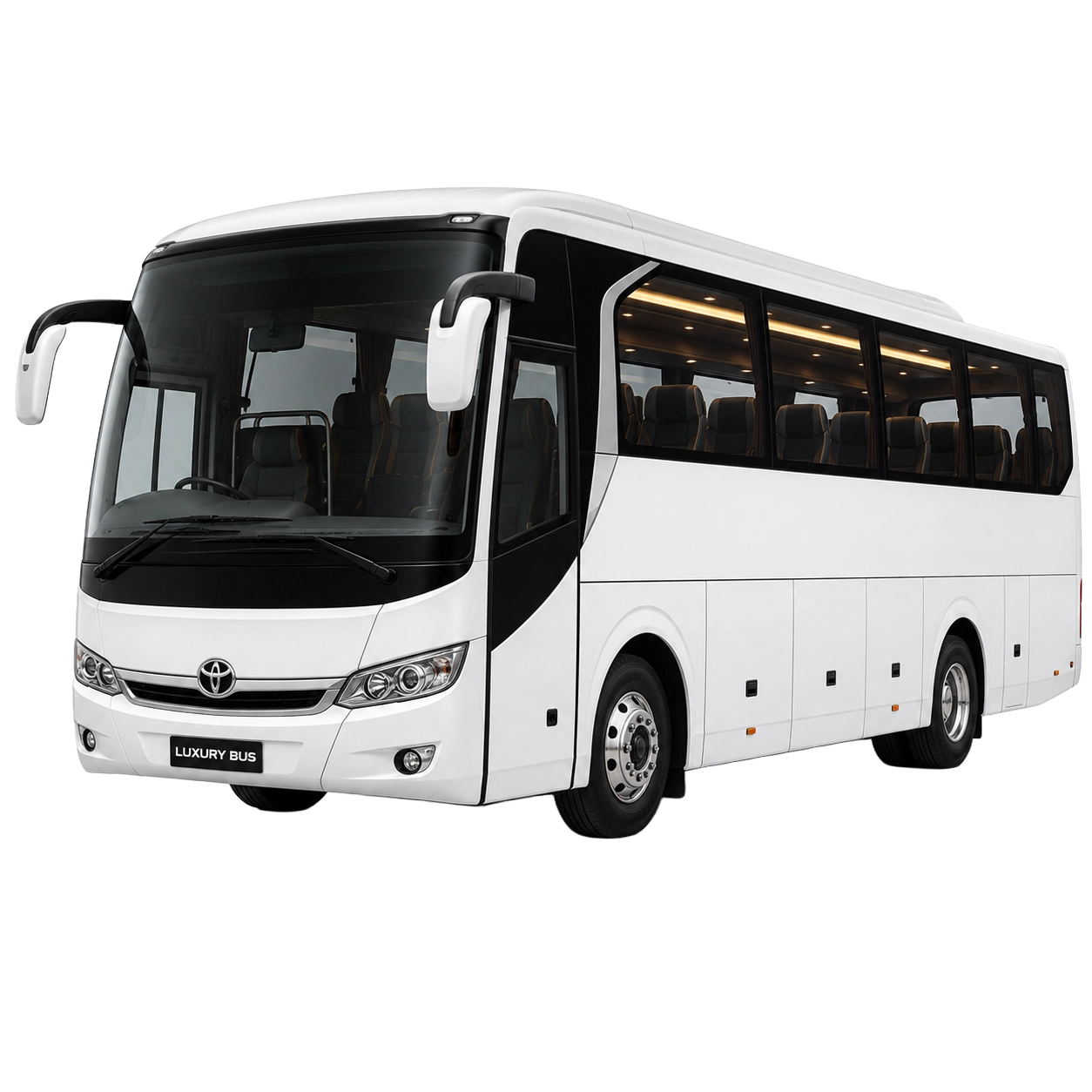 Luxury coach bus